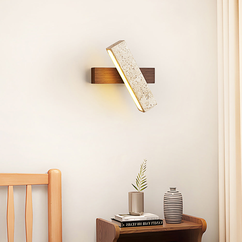 Redrenlynne Travertine Wall Light-Moonnatur