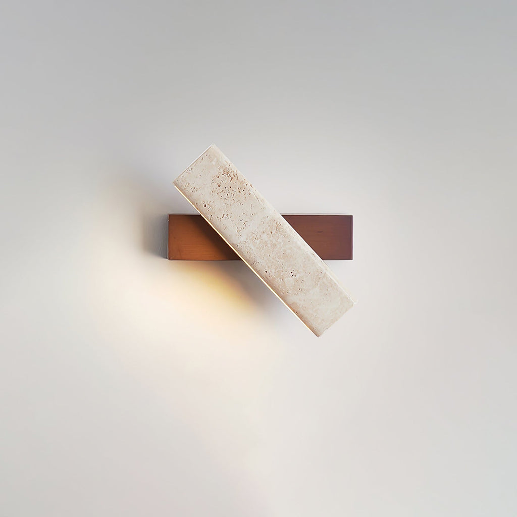 Redrenlynne Travertine Wall Light-Moonnatur