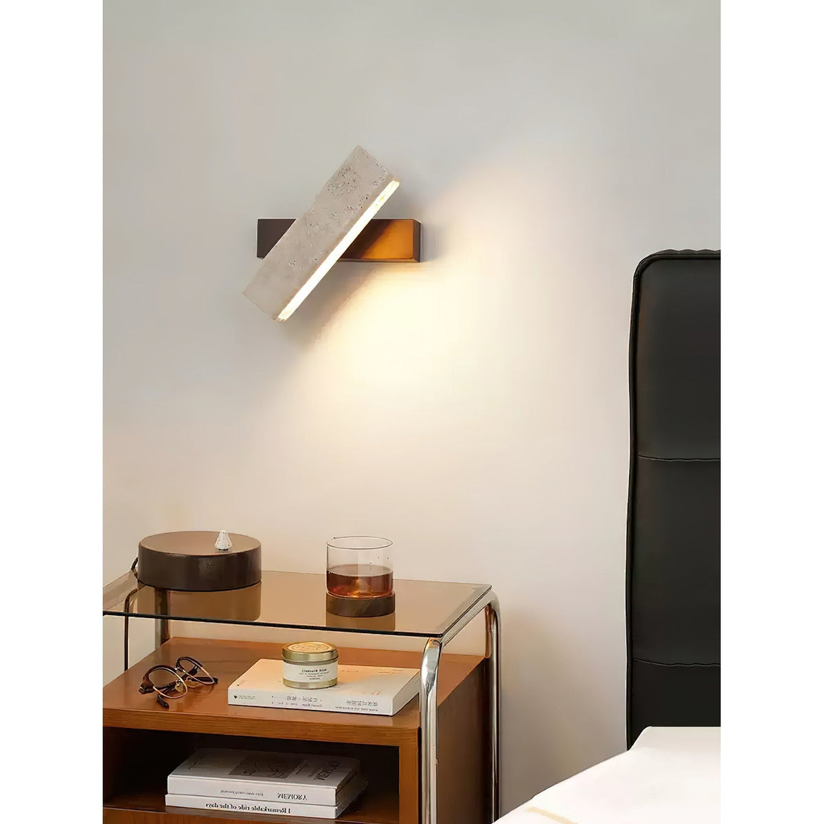 Redrenlynne Travertine Wall Light-Moonnatur