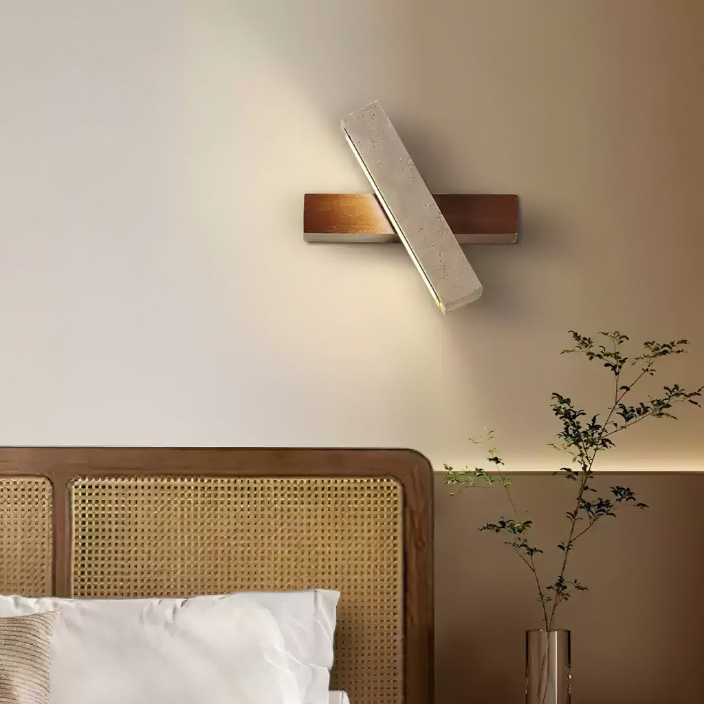 Redrenlynne Travertine Wall Light-Moonnatur
