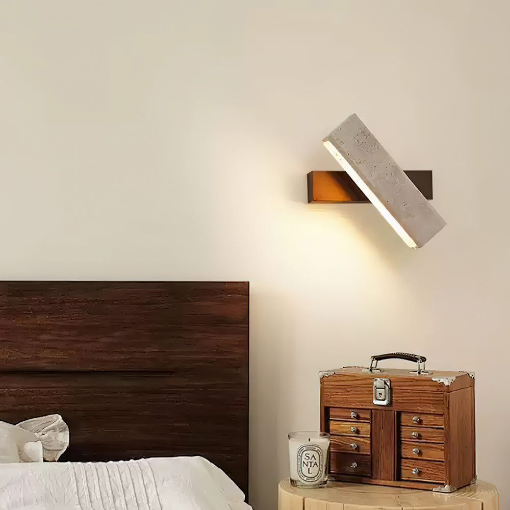 Redrenlynne Travertine Wall Light-Moonnatur