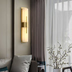 Zelvenfern Alabaster Wall Light-Moonnatur