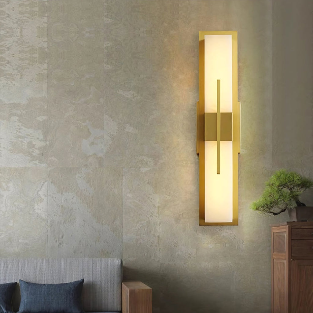 Zelvenfern Alabaster Wall Light-Moonnatur