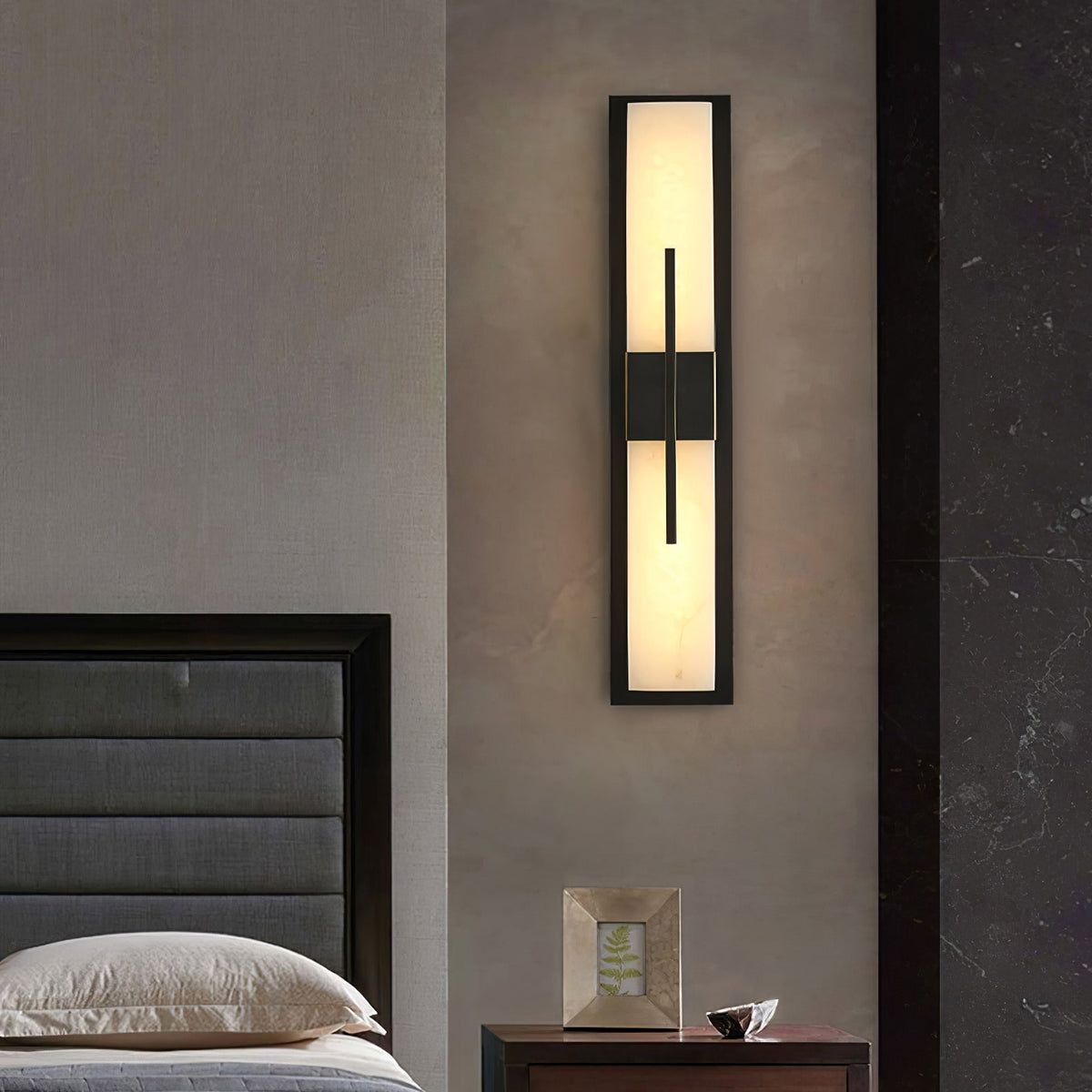 Zelvenfern Alabaster Wall Light-Moonnatur