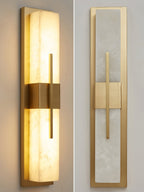 Zelvenfern Alabaster Wall Light-Moonnatur