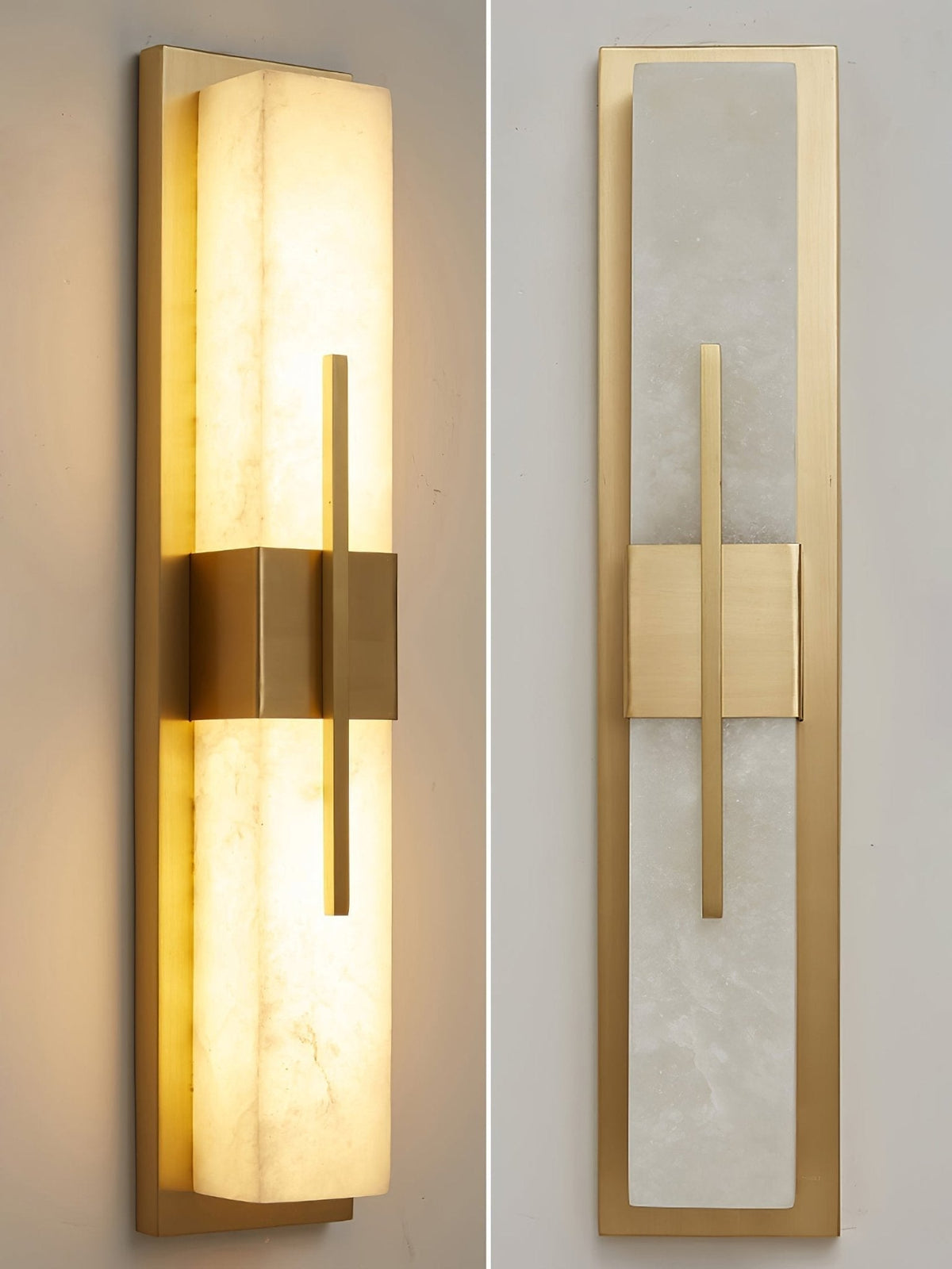Zelvenfern Alabaster Wall Light-Moonnatur