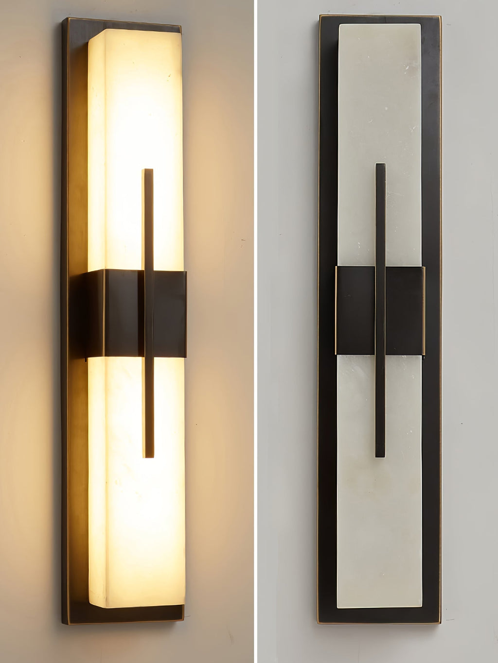 Zelvenfern Alabaster Wall Light-Moonnatur