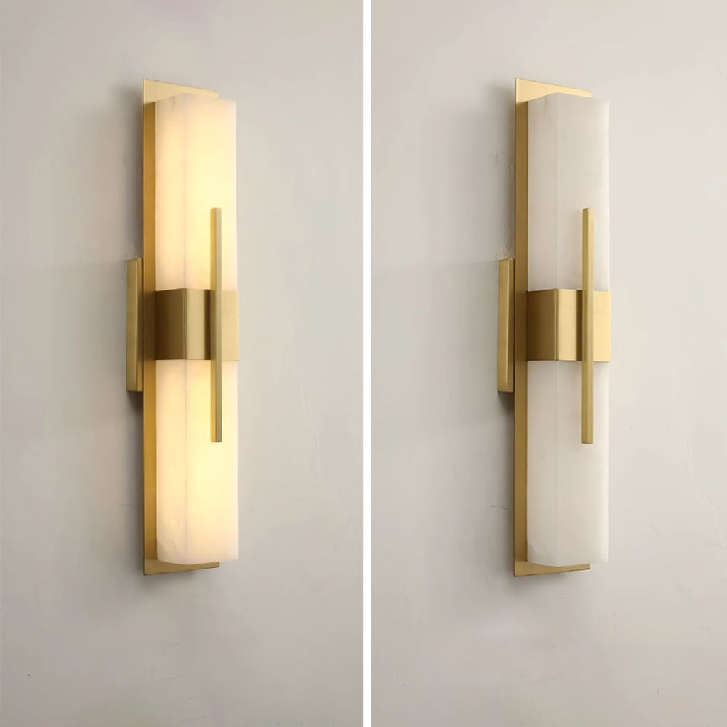 Zelvenfern Alabaster Wall Light-Moonnatur