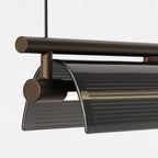 Berwinora Glass Chandelier-Moonnatur