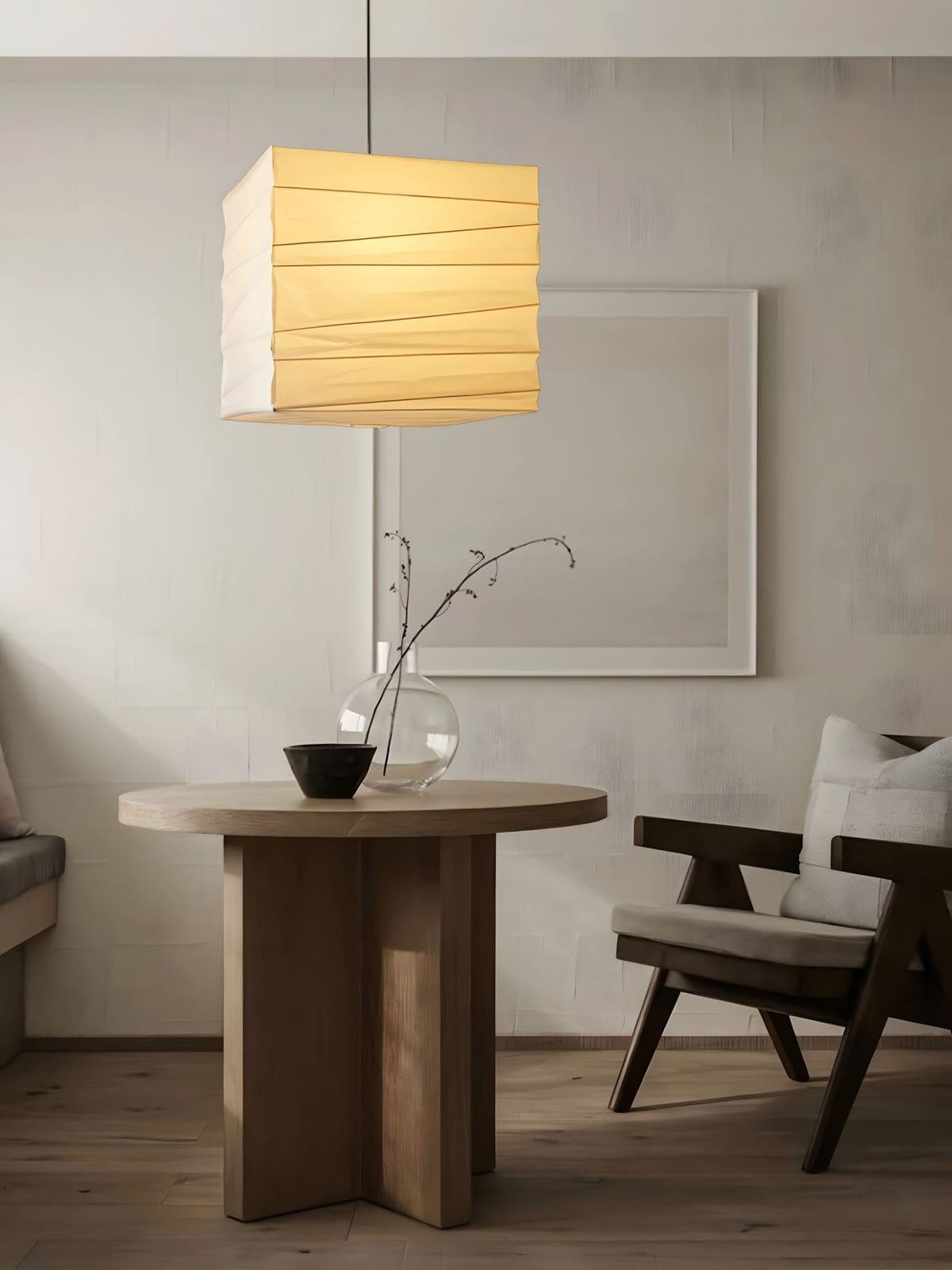 Rhodenara Mulberry Paper Pendant Light-Moonnatur