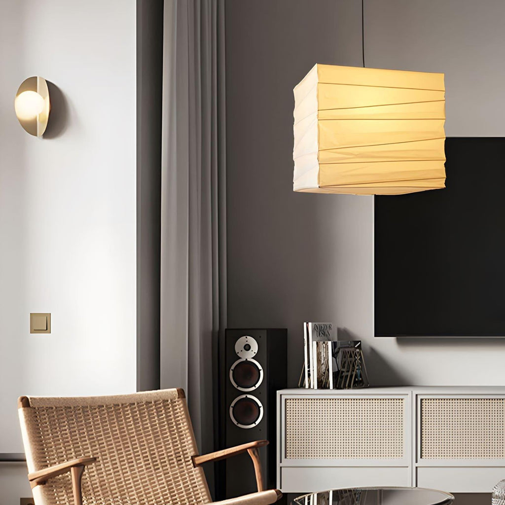 Rhodenara Mulberry Paper Pendant Light-Moonnatur