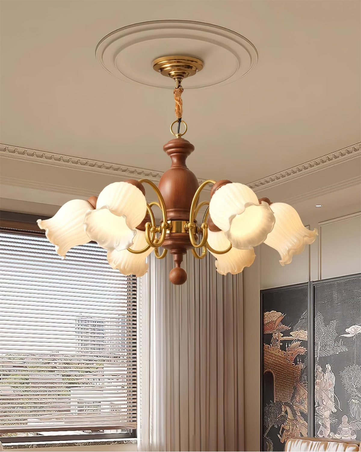 Gildenwick Glass Chandelier-Moonnatur