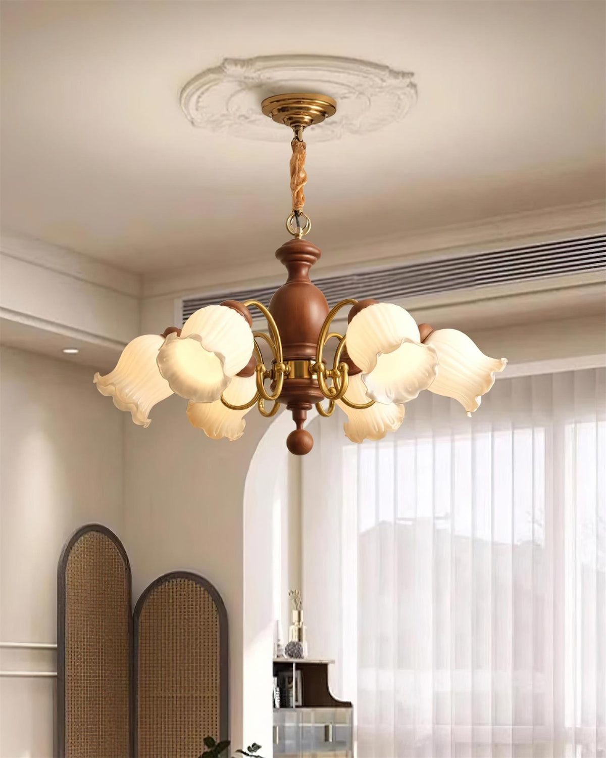 Gildenwick Glass Chandelier-Moonnatur