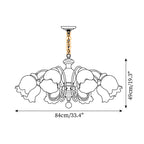 Gildenwick Glass Chandelier-Moonnatur