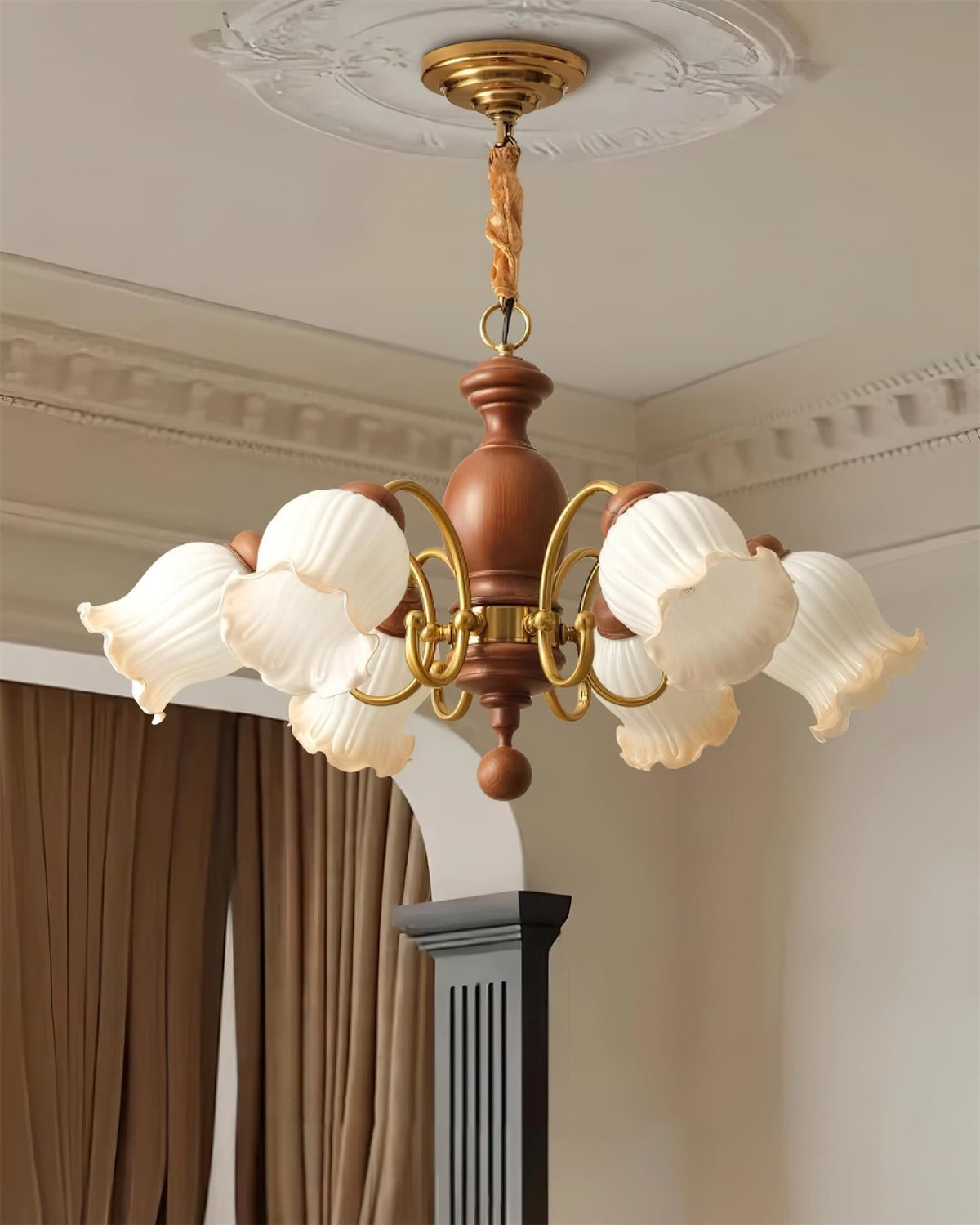Gildenwick Glass Chandelier-Moonnatur