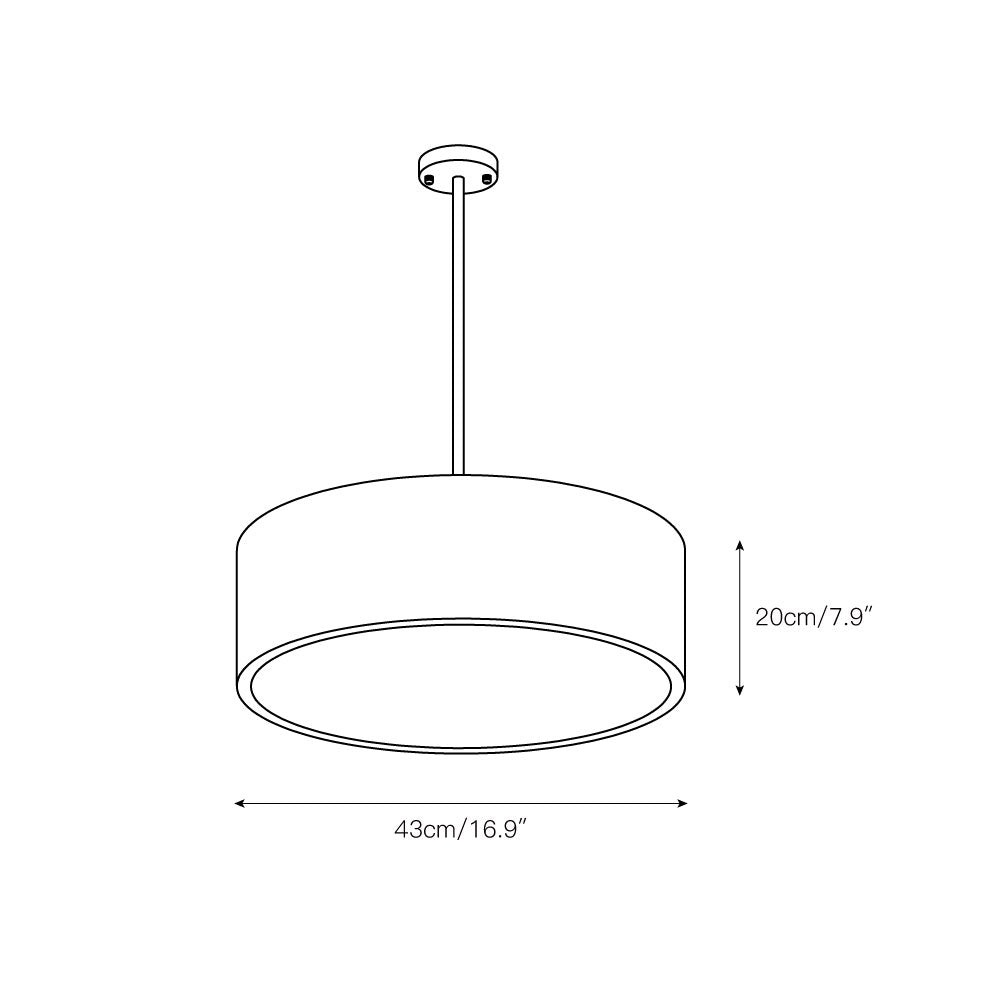 Rardenwynne PVC Pendant Light-Moonnatur