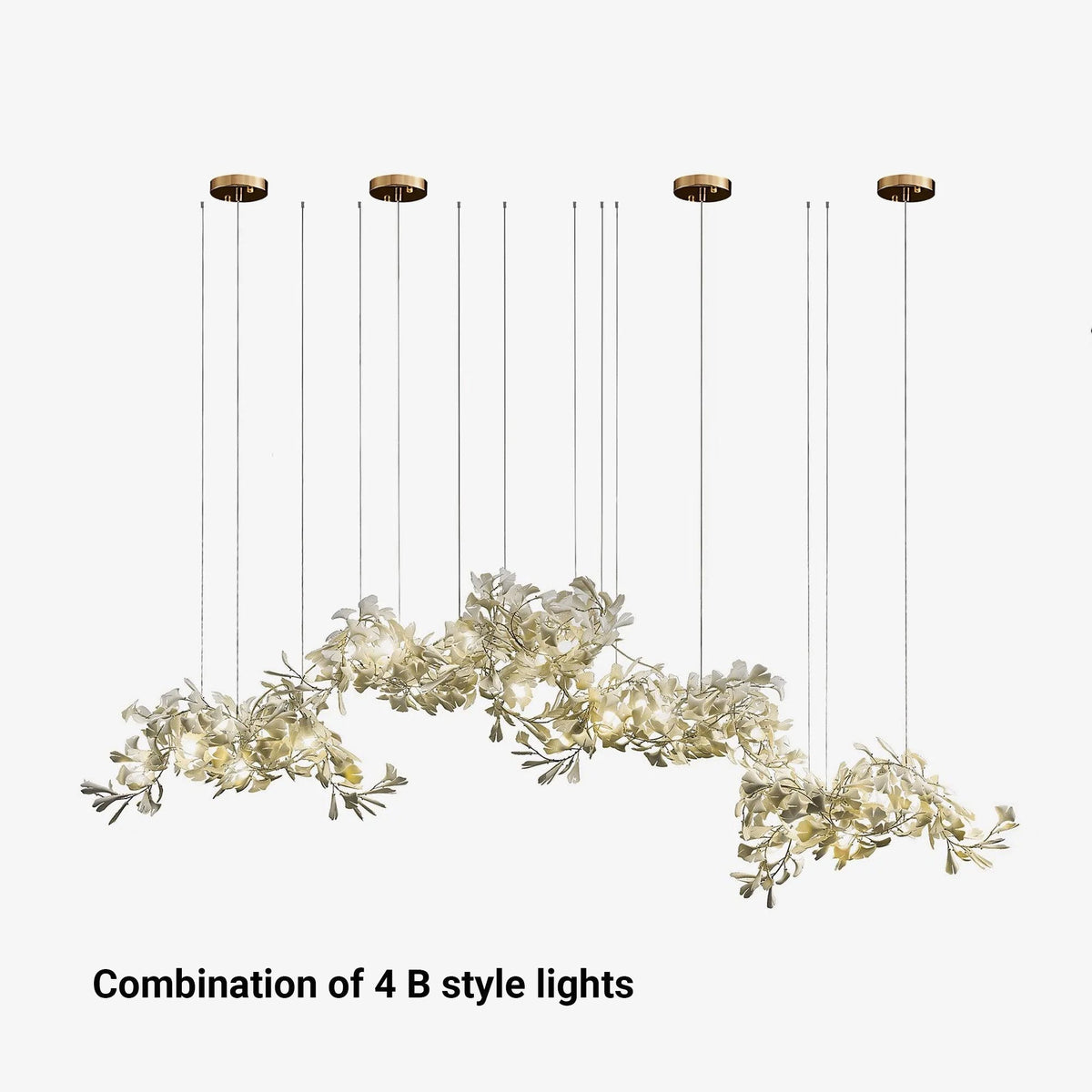 Cardelwynne Ceramic Chandelier-Moonnatur