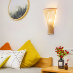 Harvenelle Rattan Wall Light-Moonnatur