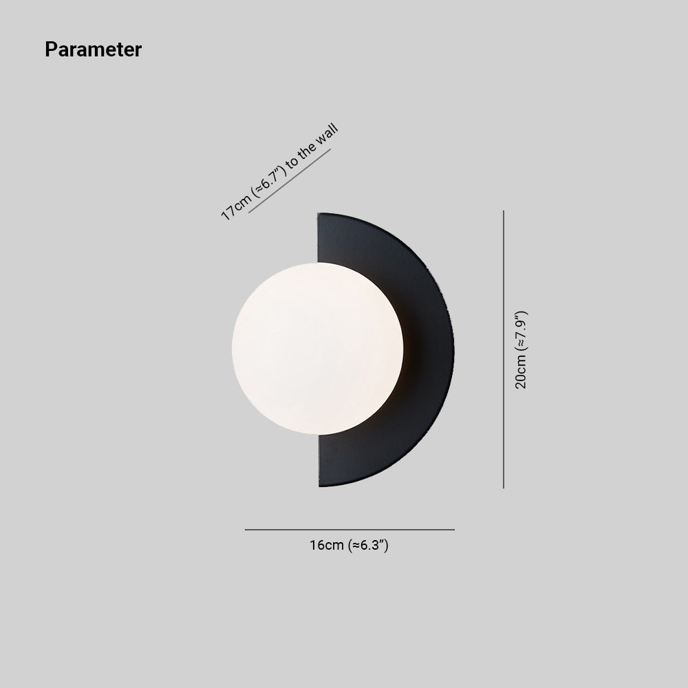 Altonlyn Polyethylene Wall Light-Moonnatur