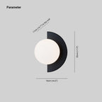 Altonlyn Polyethylene Wall Light-Moonnatur