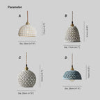 Yarrelelia Ceramic Pendant Light-Moonnatur