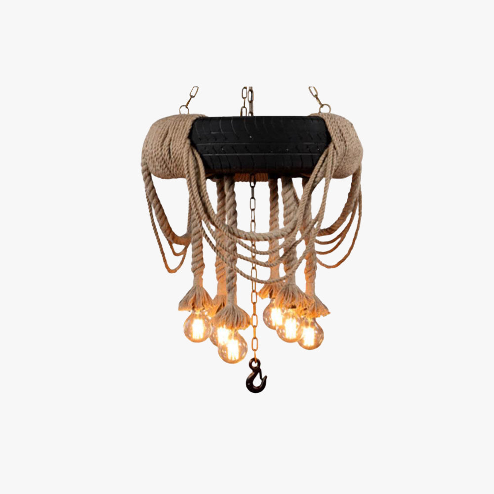 Wilvenrose Tyre Chandelier-Moonnatur