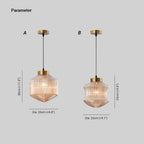 Wardenhill Glass Pendant Light-Moonnatur