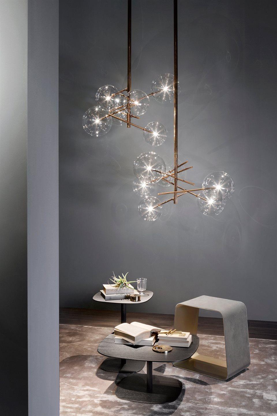 Delsoria Glass Chandelier-Moonnatur