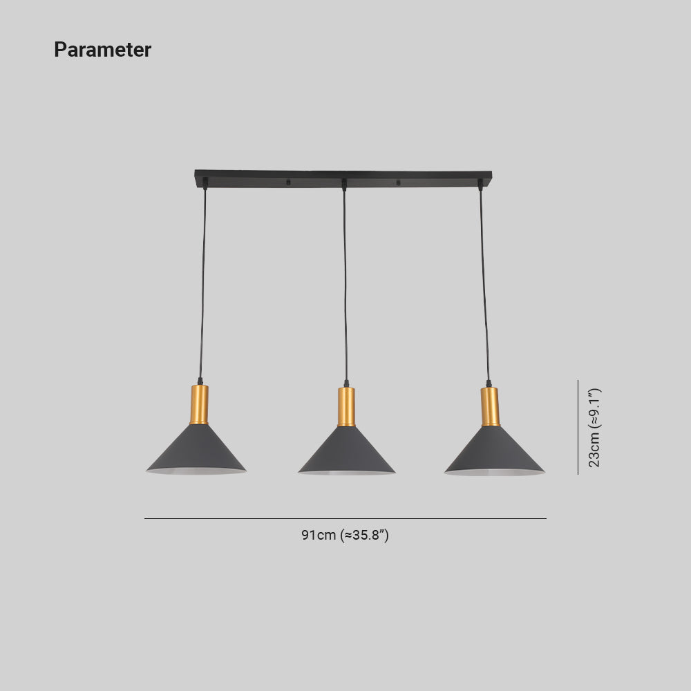 Denelvale Metal Pendant Light-Moonnatur