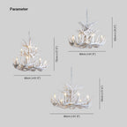 Rildenmere Resin Chandelier-Moonnatur