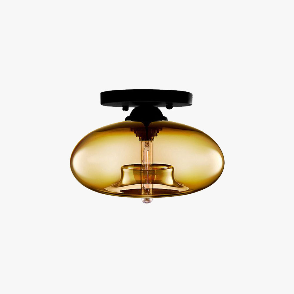 Orenelis Glass Ceiling Light-Moonnatur