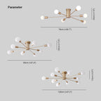 Marvenonna Metal Ceiling Light-Moonnatur