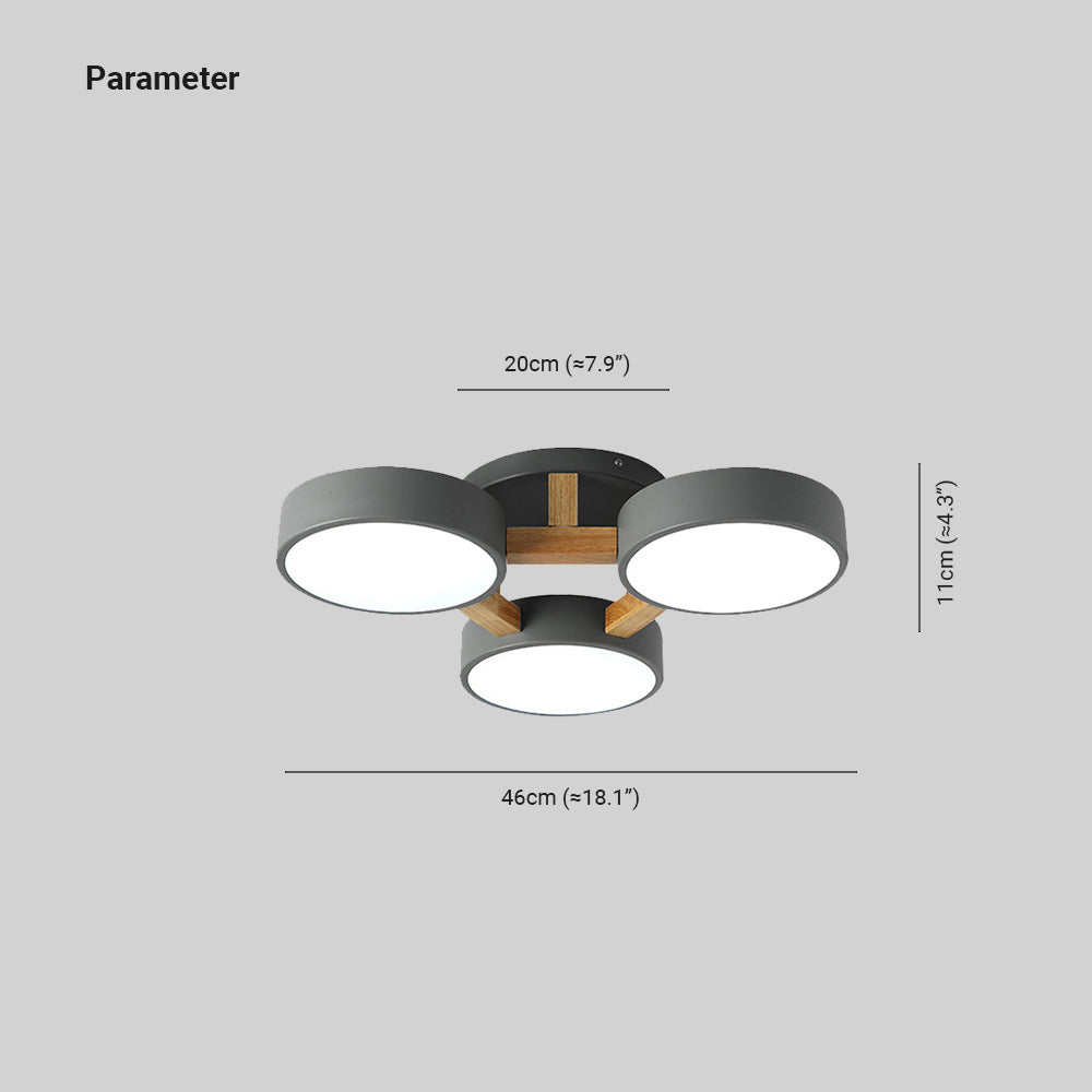 Norrellynne Metal Ceiling Light-Moonnatur
