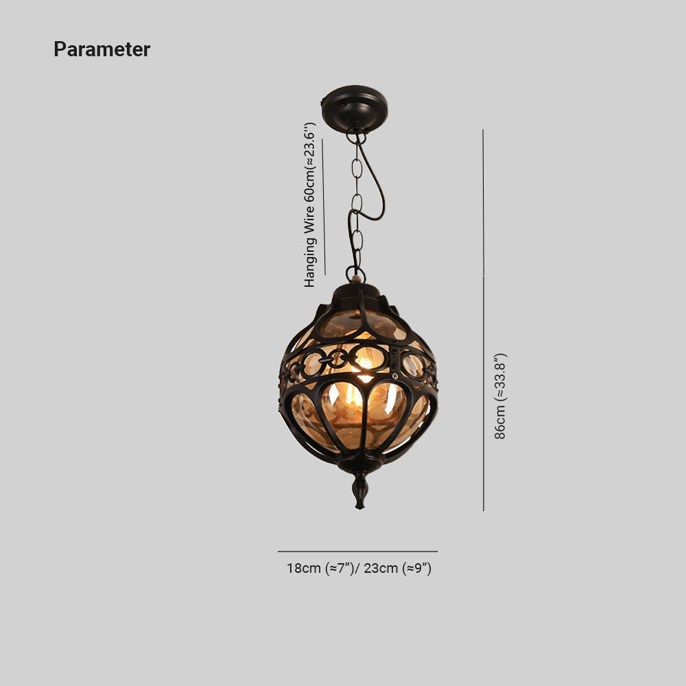 Nethenlyn Metal Pendant Light-Moonnatur