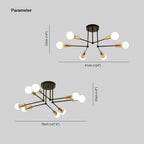Fendelwick Glass Ceiling Light-Moonnatur