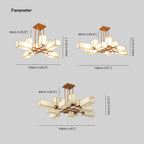 Enverhaven Fabric Chandelier-Moonnatur