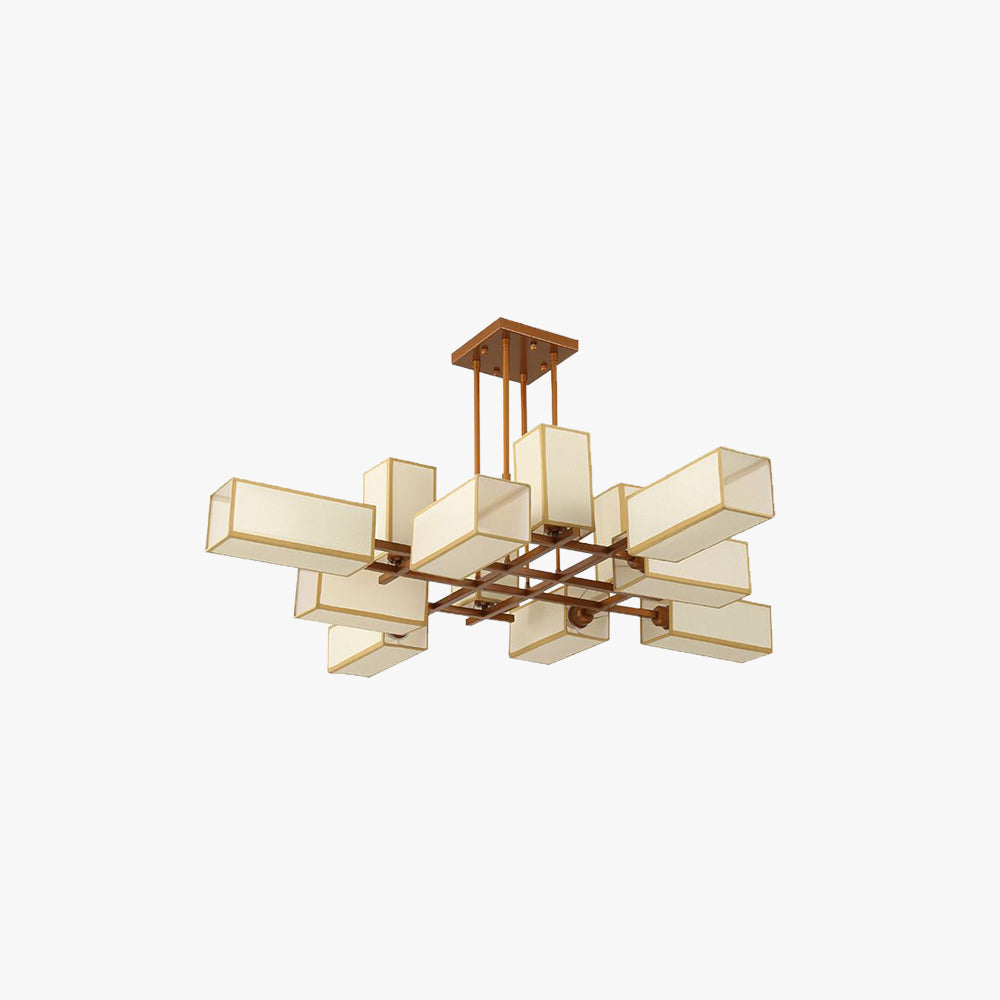 Enverhaven Fabric Chandelier-Moonnatur
