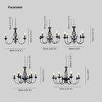 Lathenina Glass Chandelier-Moonnatur