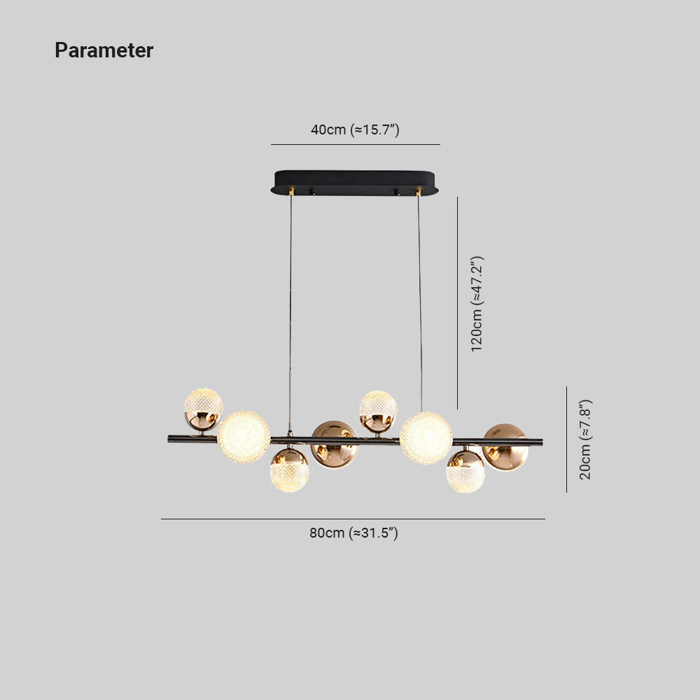 Emrenvale Acrylic Pendant Light-Moonnatur