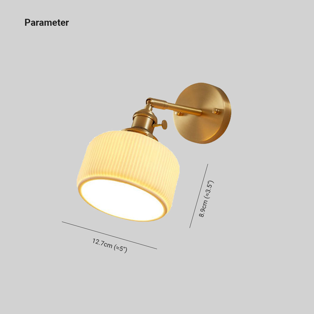 Verrenwren Ceramic Wall Light-Moonnatur
