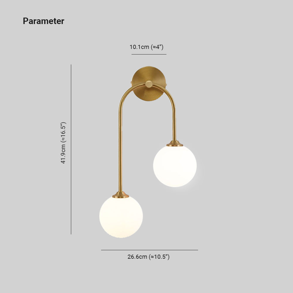 Lovenoria Glass Wall Light-Moonnatur