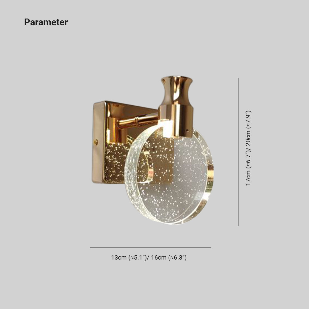 Kilveniel Crystal Wall Light-Moonnatur