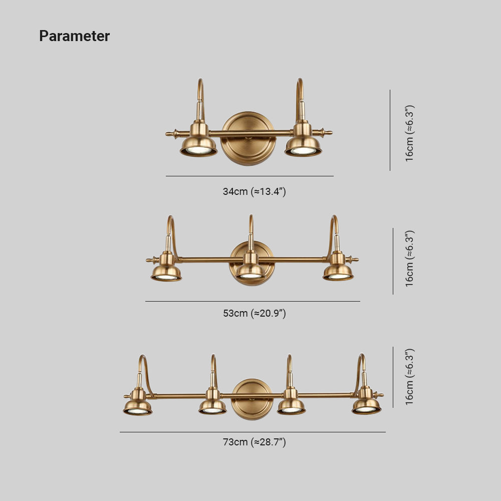 Gildenden Metal Wall Light-Moonnatur