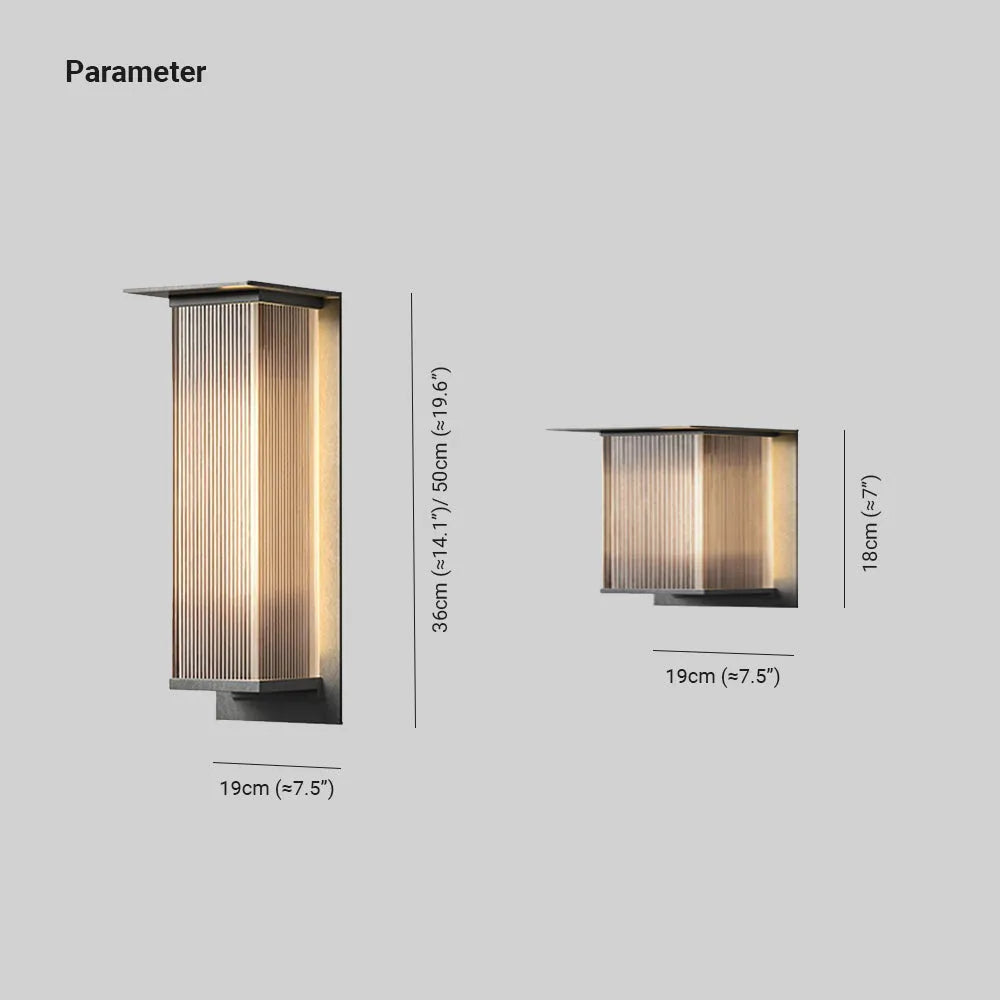 Veyrenwren Acrylic Wall Light-Moonnatur