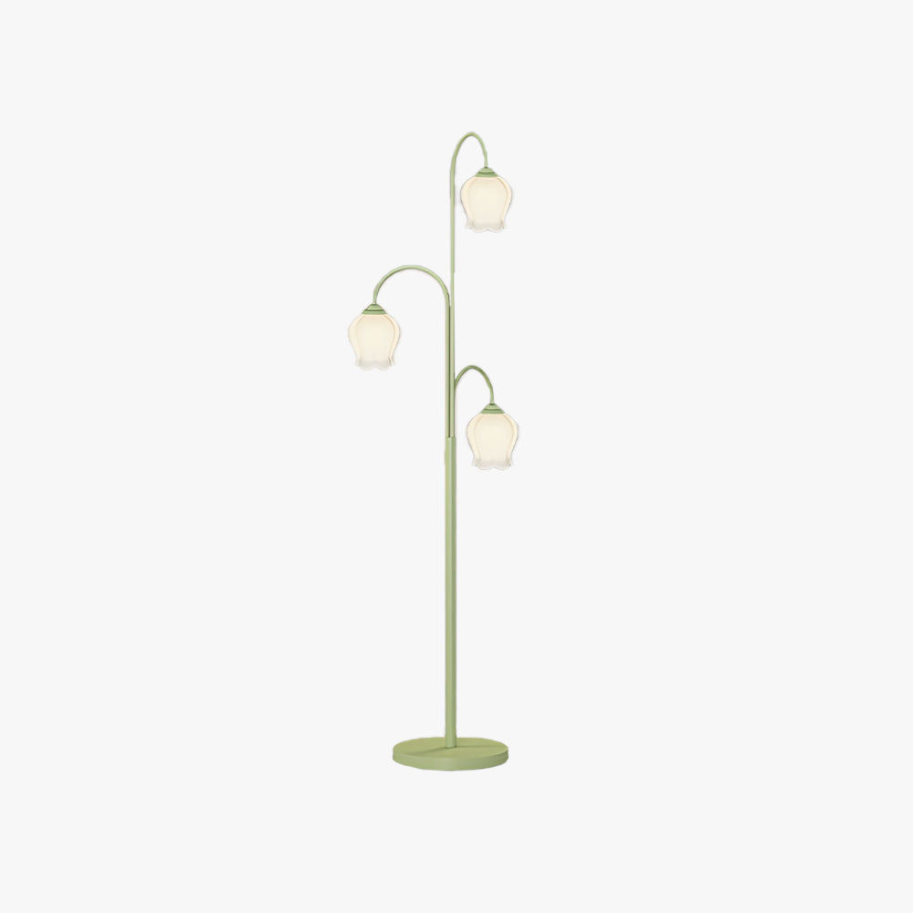 Veyrenrose Glass Floor Lamp-Moonnatur