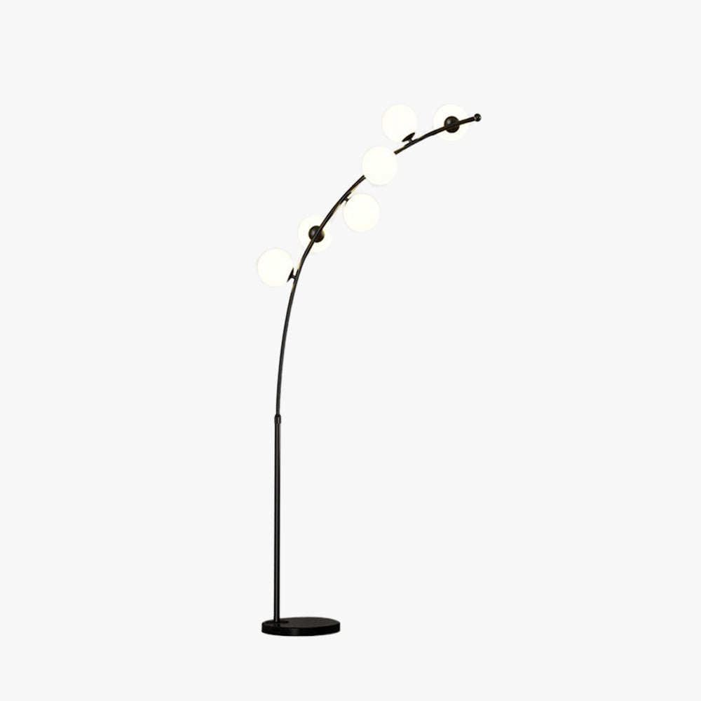 Quenelenora Glass Floor Lamp-Moonnatur