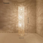 Torrendale Rattan Floor Lamp-Moonnatur