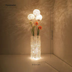 Torrendale Rattan Floor Lamp-Moonnatur