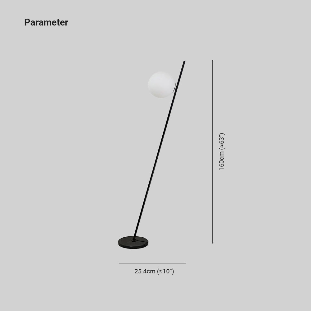 Harvenden Glass Floor Lamp-Moonnatur