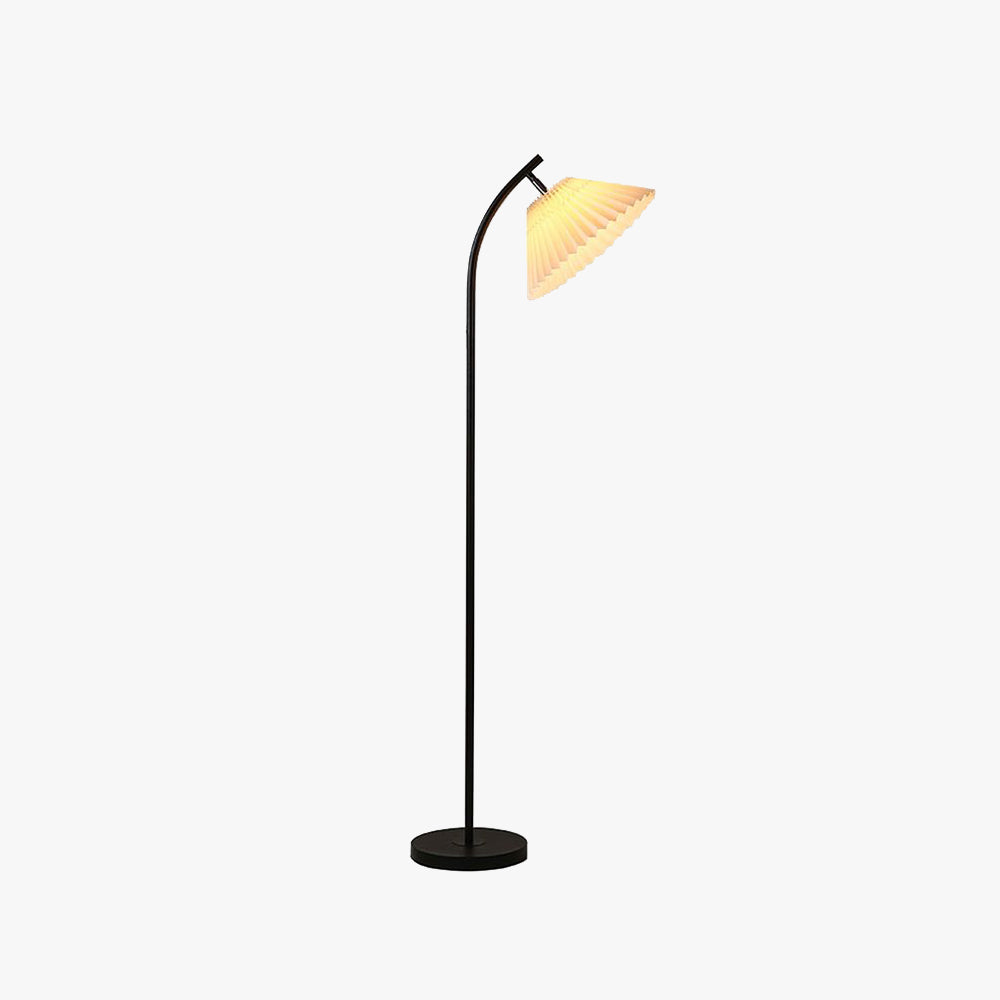 Erlenwood Fabric Floor Lamp-Moonnatur